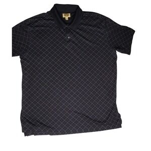 The Foundry Quick-Dri Polo‎ Shirt Diamond Pattern Short Sleeve 3XL